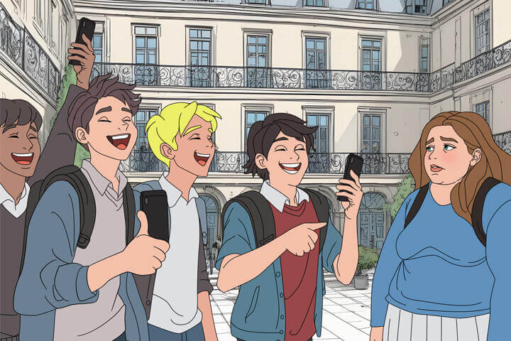 Comic about fat shaming at school, panel 6