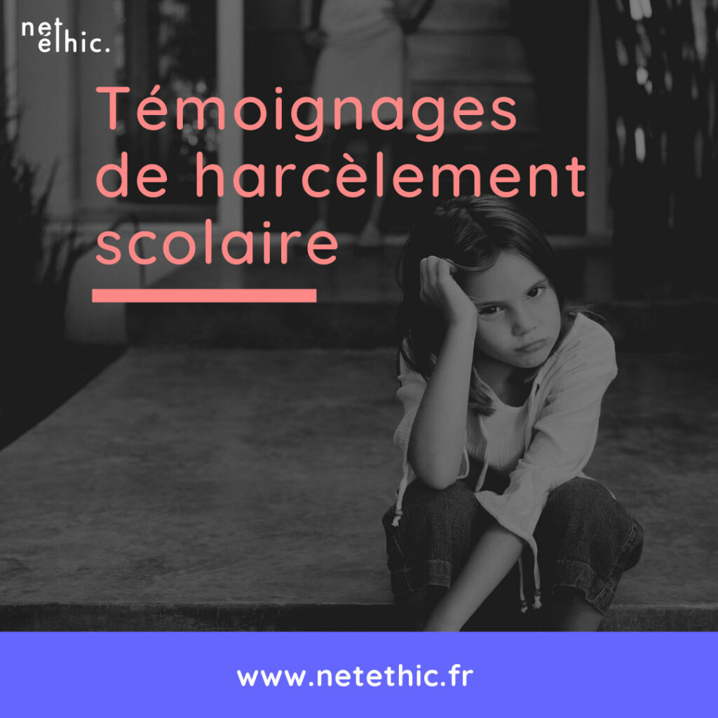 Témoignages de harcèlement scolaire