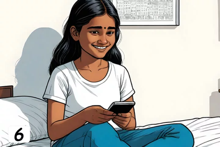 Bande dessinée sur la discrimination ethnique, case 6