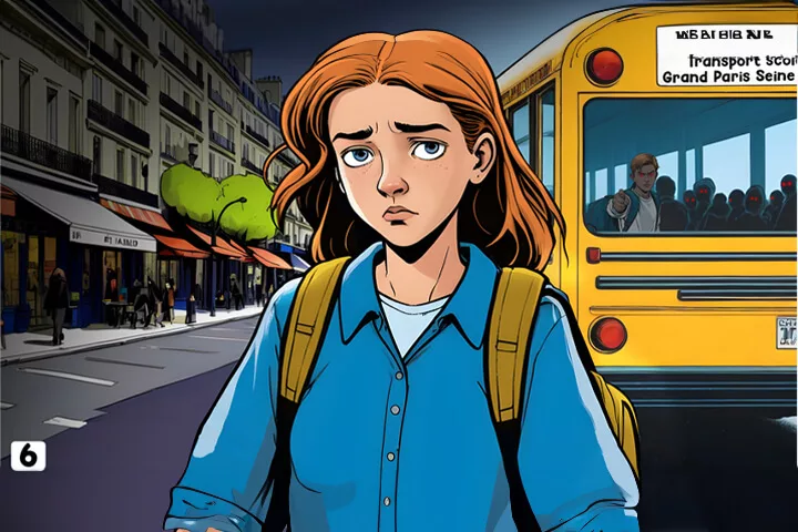 Bande dessinée sur le harcèlement religieux, case 5