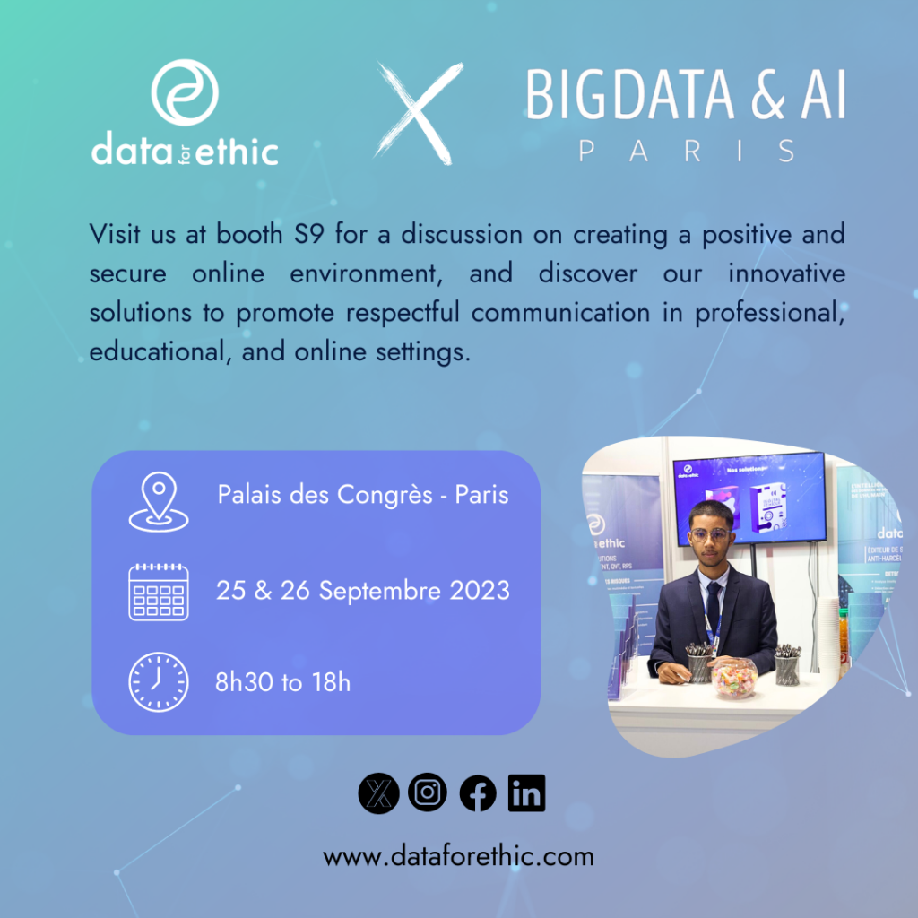 Data for Ethic : Bringing digital ethics to the fore at the European BIGDATA & AI Summit in Paris